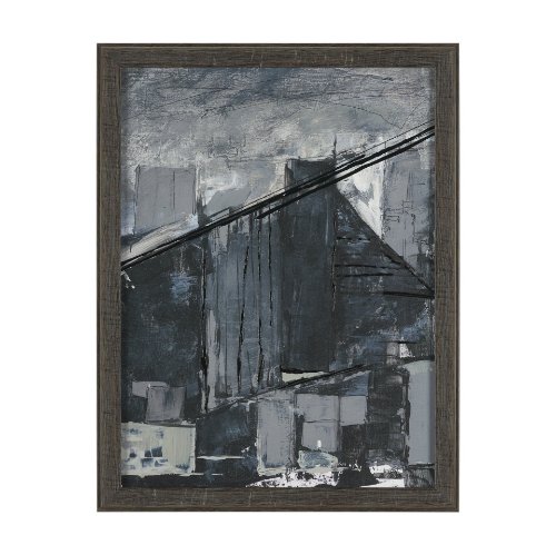 16090 - Community 1A by Mercana Studio Hand-Embellished Textured Framed Artwork Matted