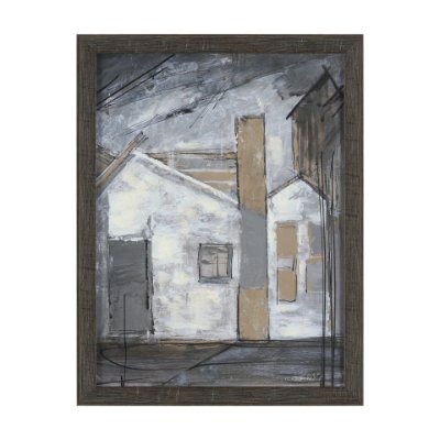16093 - Community 1D by Mercana Studio Hand-Embellished Textured Framed Artwork Matted