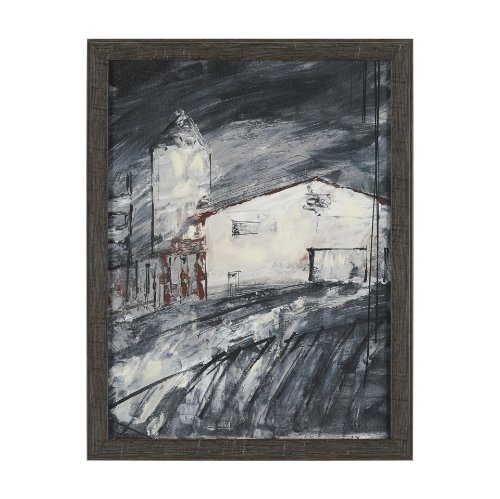 16096 - Community 2C by Mercana Studio Hand-Embellished Textured Framed Artwork Matted