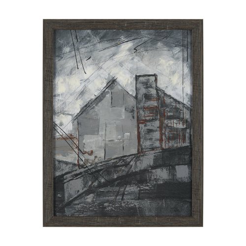 16103 - Community 4B by Mercana Studio Hand-Embellished Textured Framed Artwork Matted