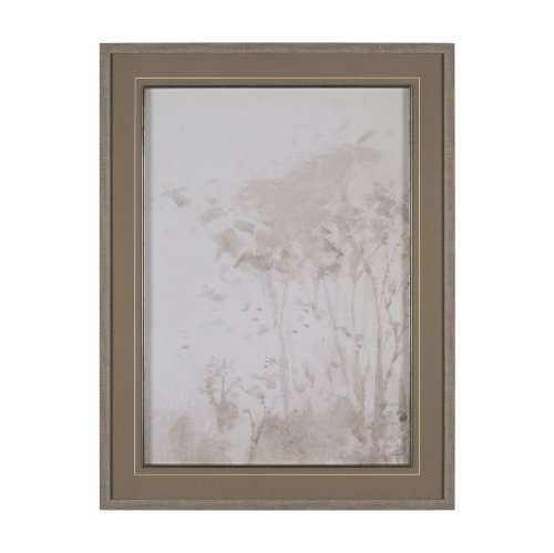 16057 - Quiet Canopy III by Mercana Studio Hand-Embellished Framed Artwork Matted under Glass