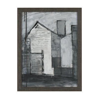 16098 - Community 3A by Mercana Studio Hand-Embellished Textured Framed Artwork Matted