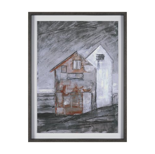 16107 - Community 3D by Mercana Studio Hand-Embellished Textured Framed Artwork Matted under Glass