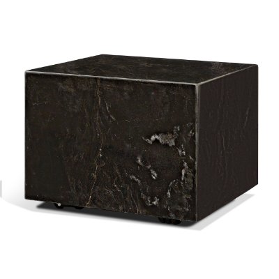 71362 - Quadra 20" Solid Cappuccino Marble Square Coffee Table