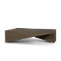 71333 - West Mid-Brown Oak Wood Rectangular Coffee Table