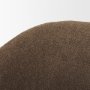 71193 - Curtis Brown Fabric Barrelback Half-Moon Base Dining Armchair