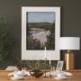 16062 - Maine Beach View by Kelly Frere Hand-Embellished FramedPhoto Print Matted under Glass