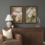 16059 - Exquisite Bloom by Mercana Studio Hand-Embellished Textured Framed Artwork Matted