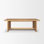 71239-AB - Rowan 94" Light Brown Oak Wood Rectangular Dining Table