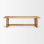 71241 - Rowan Light Brown Oak Wood Bench