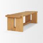 71241 - Rowan Light Brown Oak Wood Bench