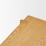 71241 - Rowan Light Brown Oak Wood Bench