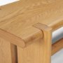 71241 - Rowan Light Brown Oak Wood Bench