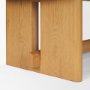 71241 - Rowan Light Brown Oak Wood Bench