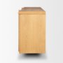 71208 - Rowan Light Brown Oak Wood Closed 4 Door Sideboard
