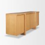 71208 - Rowan Light Brown Oak Wood Closed 4 Door Sideboard
