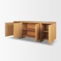 71208 - Rowan Light Brown Oak Wood Closed 4 Door Sideboard