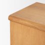 71208 - Rowan Light Brown Oak Wood Closed 4 Door Sideboard