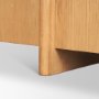 71208 - Rowan Light Brown Oak Wood Closed 4 Door Sideboard