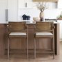 70587 - Indie Medium Brown w/ Cane Counter Stool