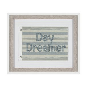 Day Dreamer by Mercana Studio Hand-Embellished Textured Framed Artwork Matted under Glass