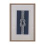 16073 - Square Knot by Mercana Studio Hand-Embellished Framed Artwork Matted under Glass