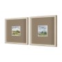 16115 - Discovery (Set of 2)  by Ira Havuka Hand-Embellished Framed Artwork Matted under Glass