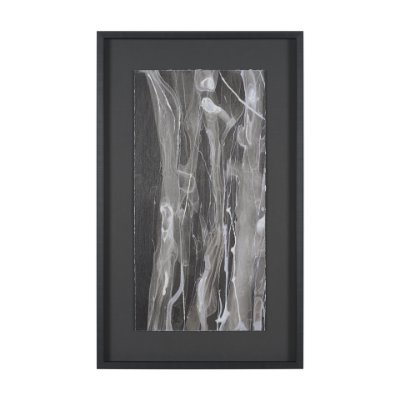 16116 - Stratum I by Natalia Boychenko-Tariq Hand-Embellished Textured Framed Artwork Matted under Glass