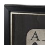 16119 - Aces Wild I by Mercana Studio Textured Framed Artwork Matted under Glass