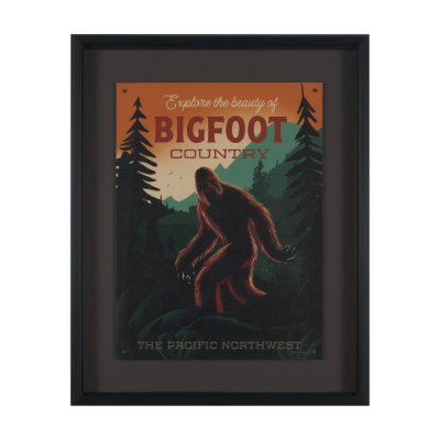 16128 - Cryptid Tourism I by Omar Escalante Textured Framed Artwork Matted under Glass