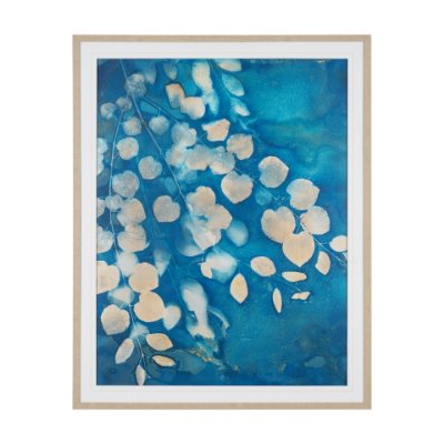 16136 - Rainy Day by Liz St. Andre Hand-Embellished Textured Framed Artwork Matted under Glass