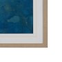 16136 - Rainy Day by Liz St. Andre Hand-Embellished Textured Framed Artwork Matted under Glass