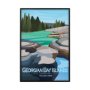 16079 - Georgian Bay Islands GO  by Mercana Studio Textured Framed Artwork Matted