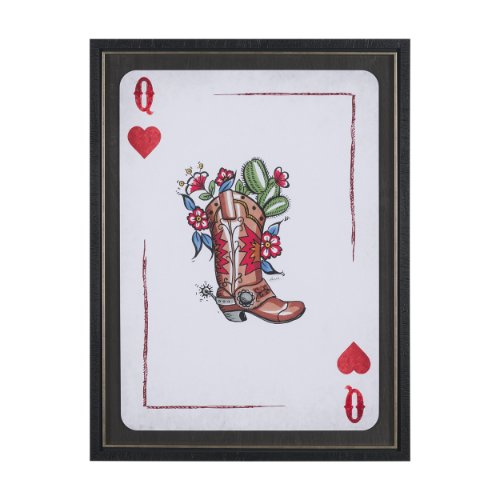 16110 - Wild West II by Mercana Studio Hand-Embellished Framed Artwork Matted under Glass