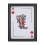 16110 - Wild West II by Mercana Studio Hand-Embellished Framed Artwork Matted under Glass