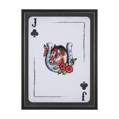 16111 - Wild West III by Mercana Studio Hand-Embellished Framed Artwork Matted under Glass