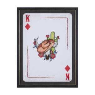 Wild West IV by Mercana Studio Hand-Embellished Framed Artwork Matted under Glass