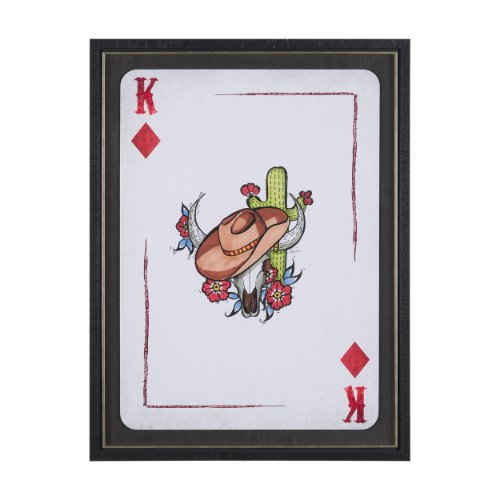 16112 - Wild West IV by Mercana Studio Hand-Embellished Framed Artwork Matted under Glass