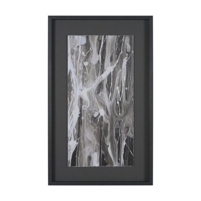 16117 - Stratum II by Natalia Boychenko-Tariq Hand-Embellished Textured Framed Artwork Matted under Glass