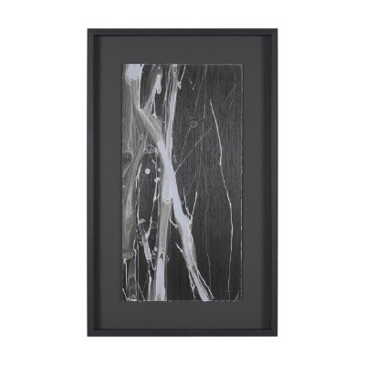 16118 - Stratum III by Natalia Boychenko-Tariq Hand-Embellished Textured Framed Artwork Matted under Glass