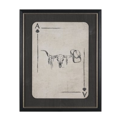 16121 - Aces Wild III by Mercana Studio Textured Framed Artwork Matted under Glass