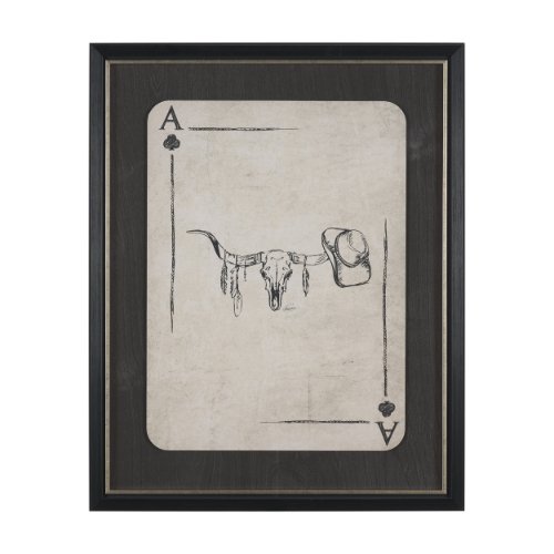 16121 - Aces Wild III by Mercana Studio Textured Framed Artwork Matted under Glass