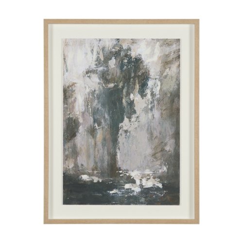 16140 - Forest Whispers I by Mercana Studio Hand-Embellished Textured Framed Artwork Matted under Glass