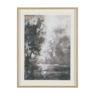 Forest Whispers II by Mercana Studio Hand-Embellished Textured Framed Artwork Matted under Glass