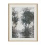 16142 - Forest Whispers III by Mercana Studio Hand-Embellished Textured Framed Artwork Matted under Glass