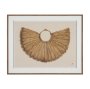 16143 - Papua Necklace I by Mercana Studio Hand-Embellished Textured Framed Artwork Matted under Glass