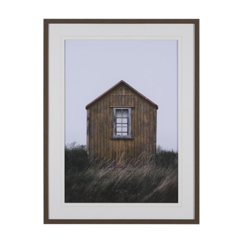 16156 - Beach Hut by Lotte Gronkjaer FramedPhoto Print Matted under Glass