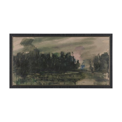 102757-FS - Twilight by Mercana Studio Hand-Embellished Textured Framed Canvas Artwork