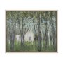 102760-FL - Summer Garden I by Mercana Studio Hand-Embellished Textured Framed Canvas Artwork
