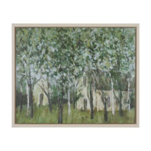 Summer Garden II by Mercana Studio Hand-Embellished Textured Framed Canvas Artwork
